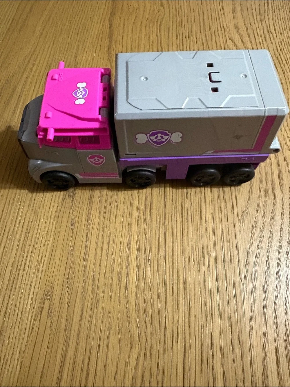 Paw Patrol Gray and Purple Pink Rescue Hauler
